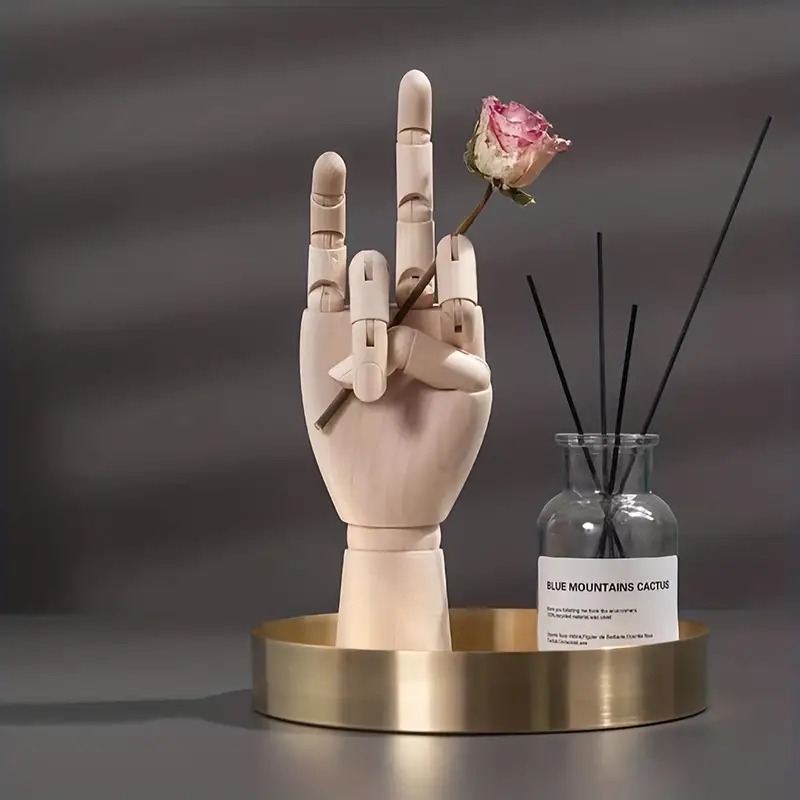 Creative Wood Character Hand Model