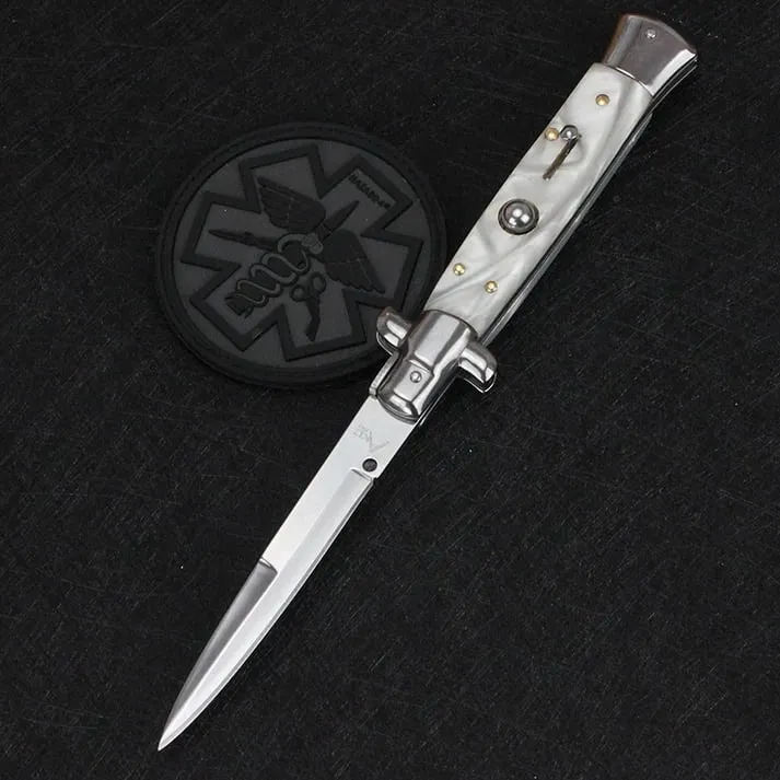 🔥Last Day Promotion 70% OFF🔥 - Pure Handmade Old School Italian Stiletto Pocket Knife