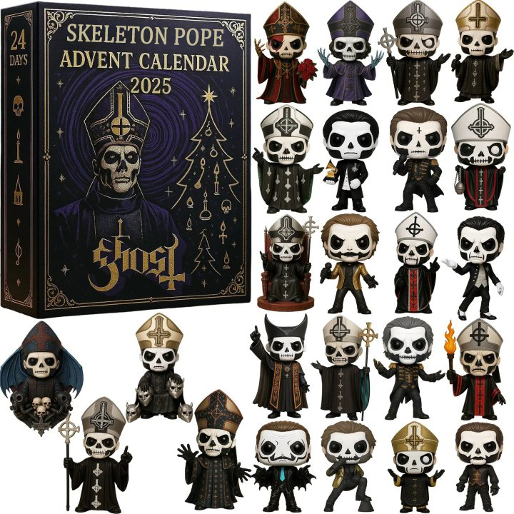 Papa Emeritus Advent Calendar 2025 🎁 24 Gifts Inside!