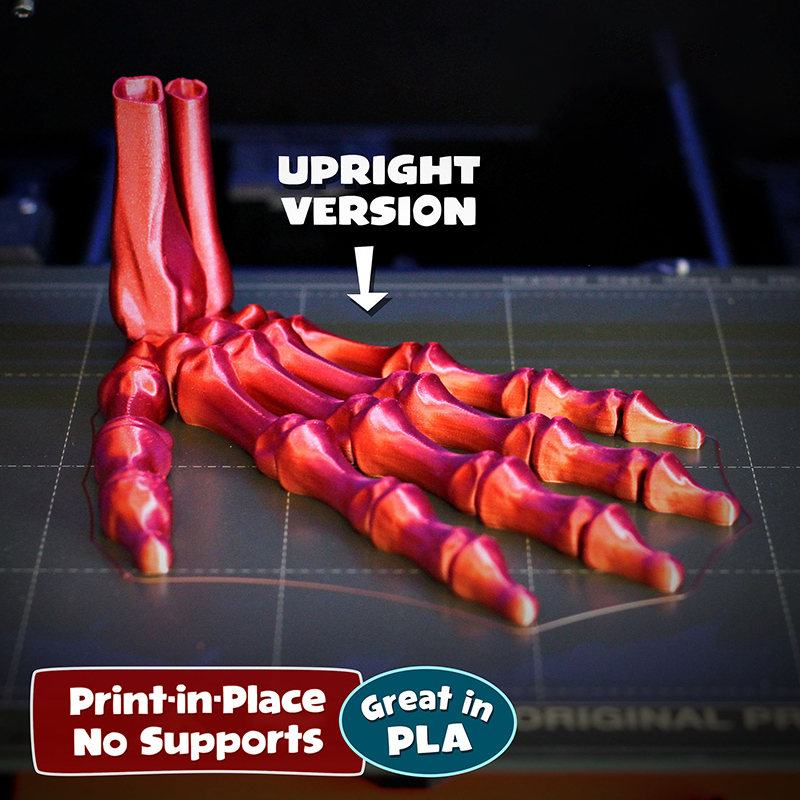 3D Printed Skeleton Hand