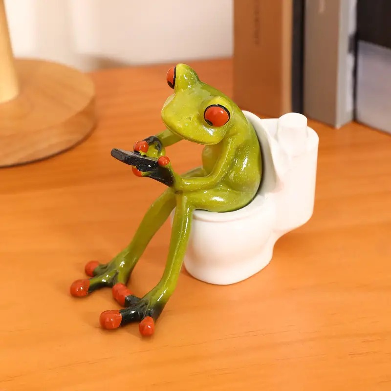 Creative Frog Pen Holder