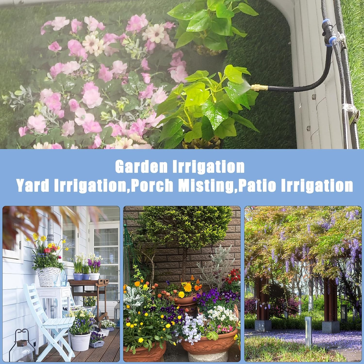 🔥360° Curved Garden Automatic Irrigation System