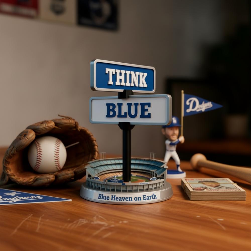 ⚾💙Baseball Stadium Desktop Sign