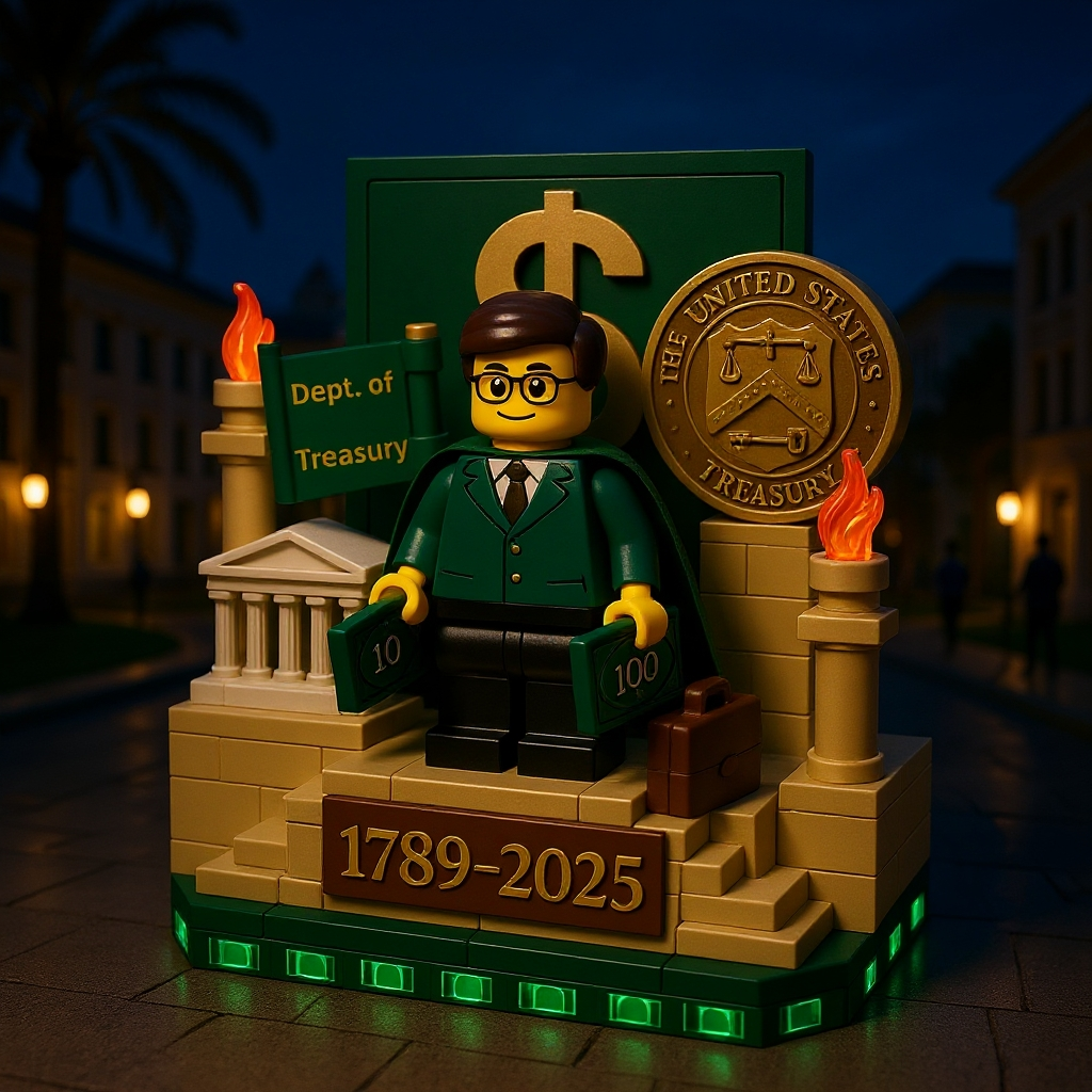 U.S. Treasury Department 1789-2025 Building Blocks