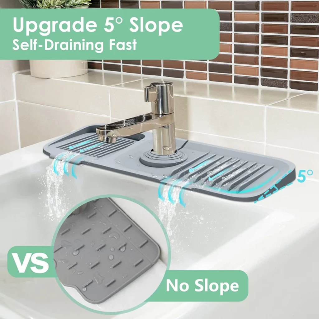 Kitchen Sink Silicone Splash Guard-BUY 2 GET 1 ( For Kitchen and Bathroom)