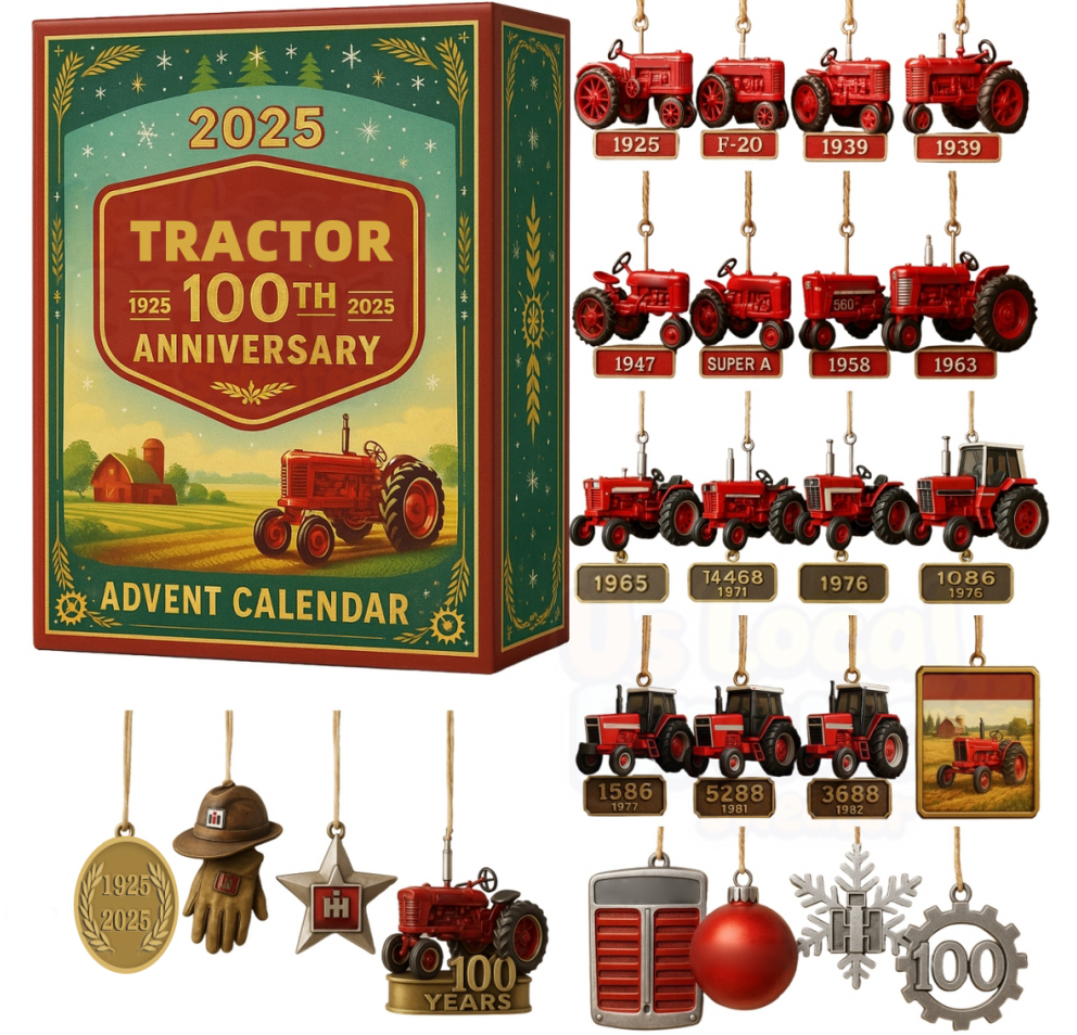 2025 Tractor 100th Anniversary Advent Calendar