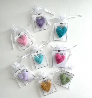 ❤️Pocket Hug, Crocheted Heart, Small Gift ，Handmade, buy more discount