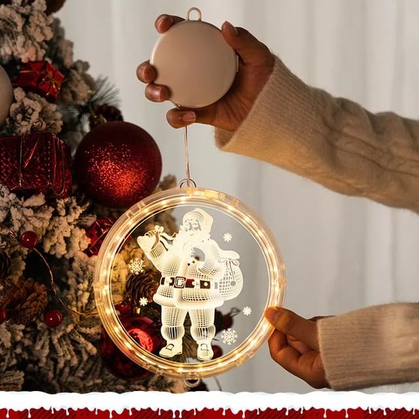 🎄CLEARANCE SALE💥CHRISTMAS LED HOLIDAY HANGING LIGHTS- 3D THREE-DIMENSIONAL