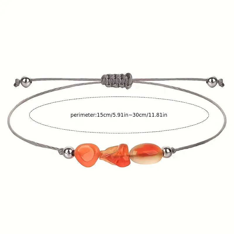 12 Months Birthstone Braided Bracelet