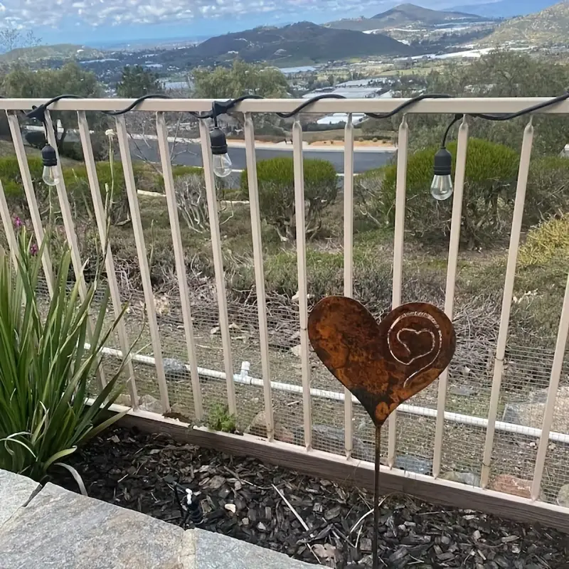 🌼Garden Art - 🤎Rusted Heart