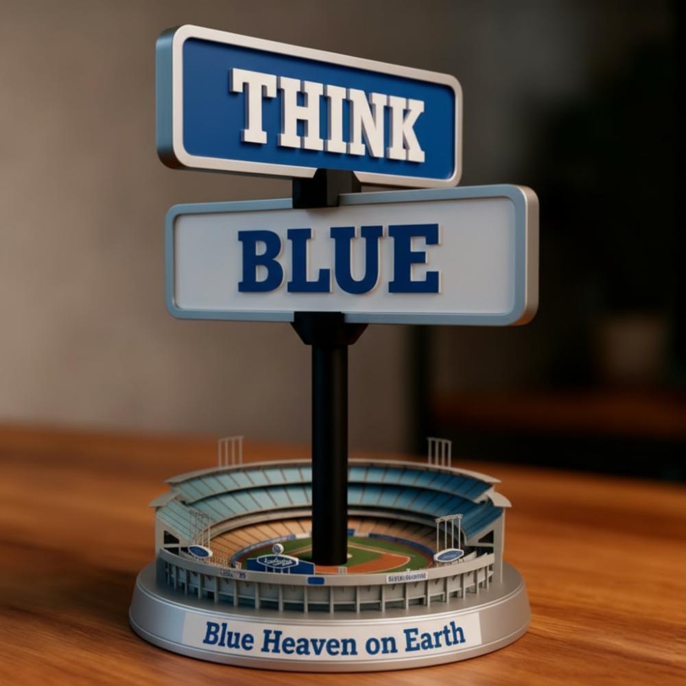 ⚾💙Baseball Stadium Desktop Sign