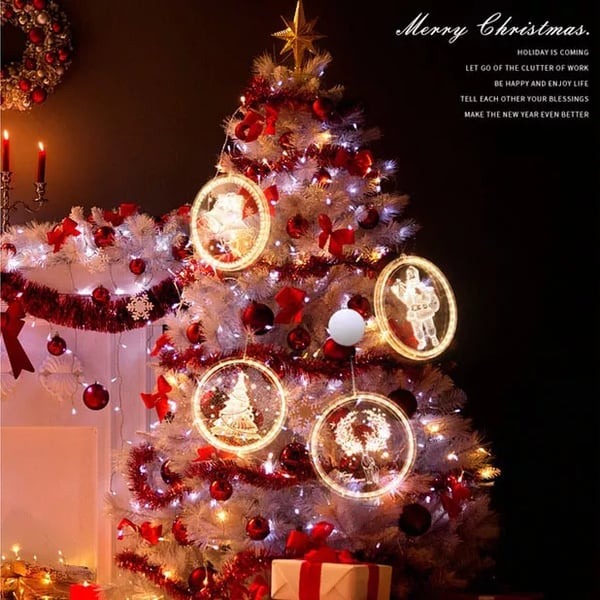 🎄CLEARANCE SALE💥CHRISTMAS LED HOLIDAY HANGING LIGHTS- 3D THREE-DIMENSIONAL