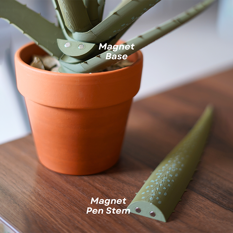 3D Printed Aloe Vera Pen Plant