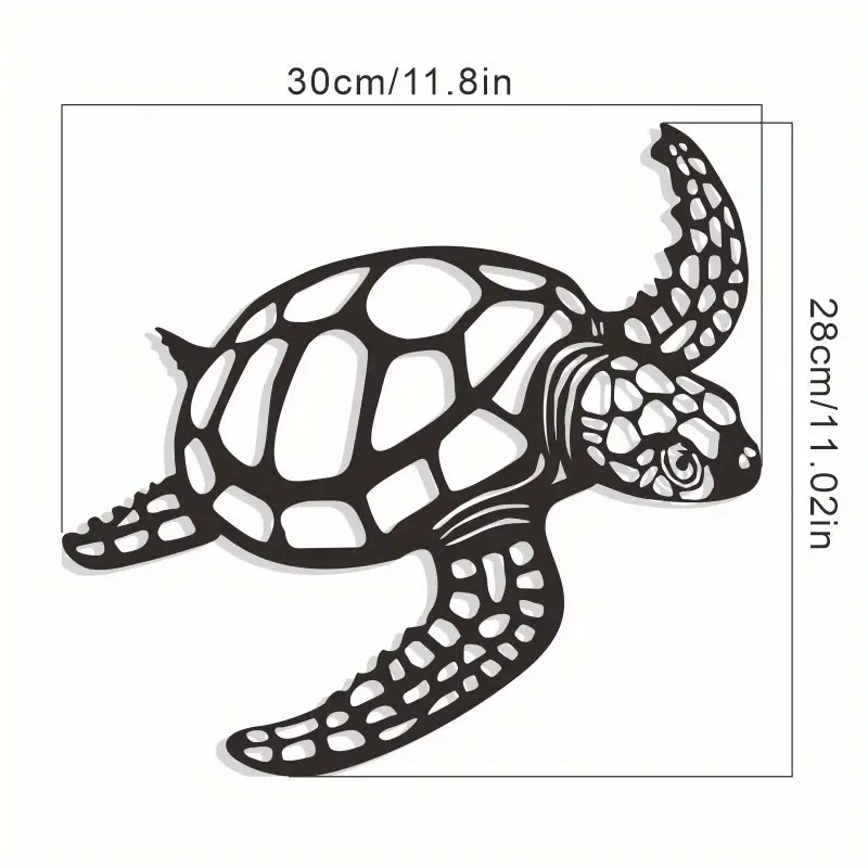 🐢Metal Sea Turtle Ornament