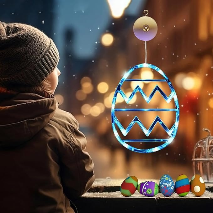 Easter Window Decorations Lights