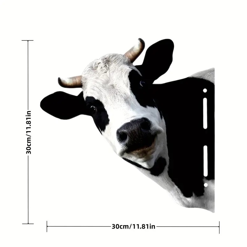 🐮Cute Cows Head Shape Iron Silhouette