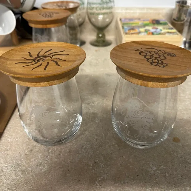 🍷Appetizer Glass Toppers