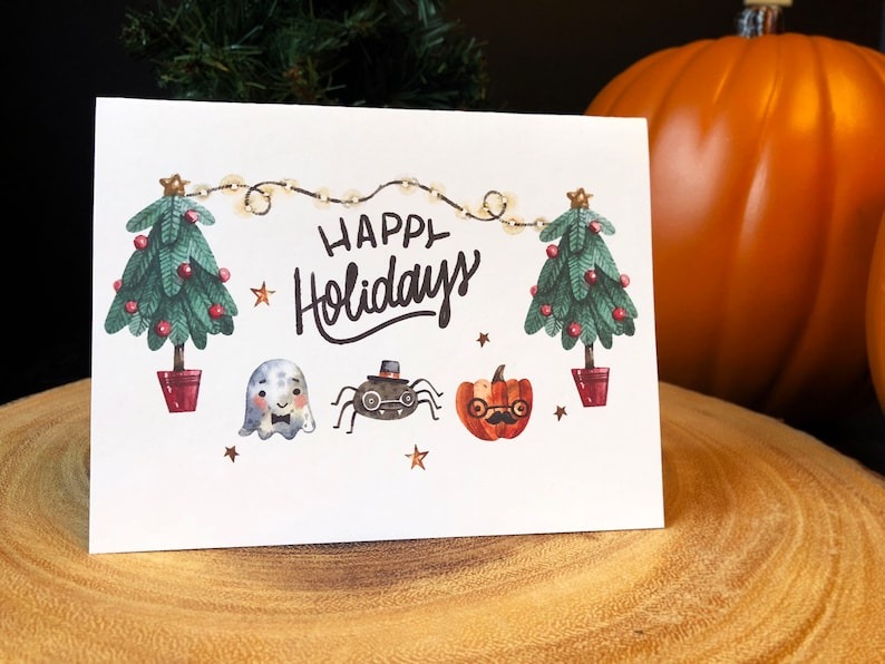 Spooky Christmas Cards 10 pack