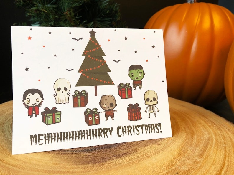 Spooky Christmas Cards 10 pack