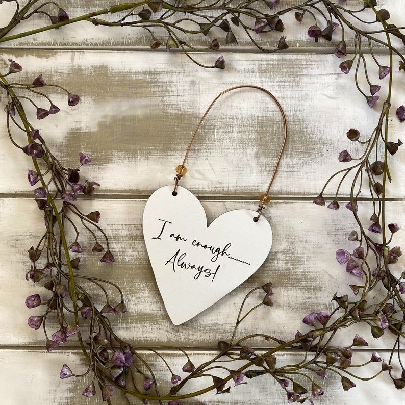 Adult Humour Wooden Hanging Heart Sign