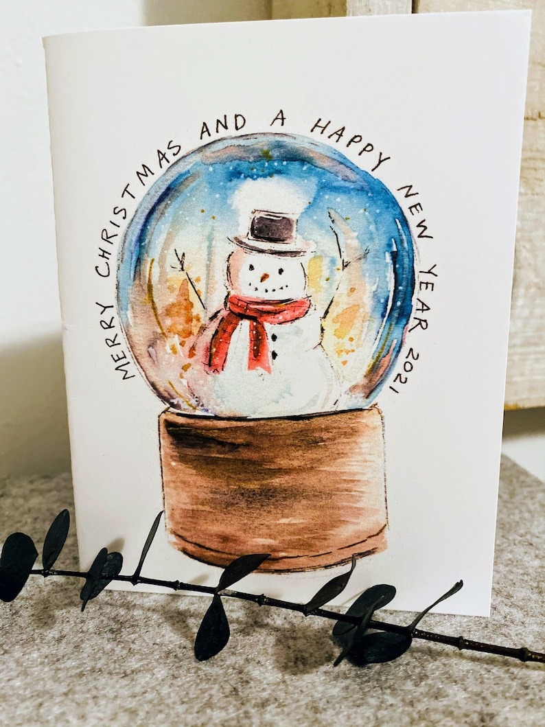 Christmas Watercolor Art Cards