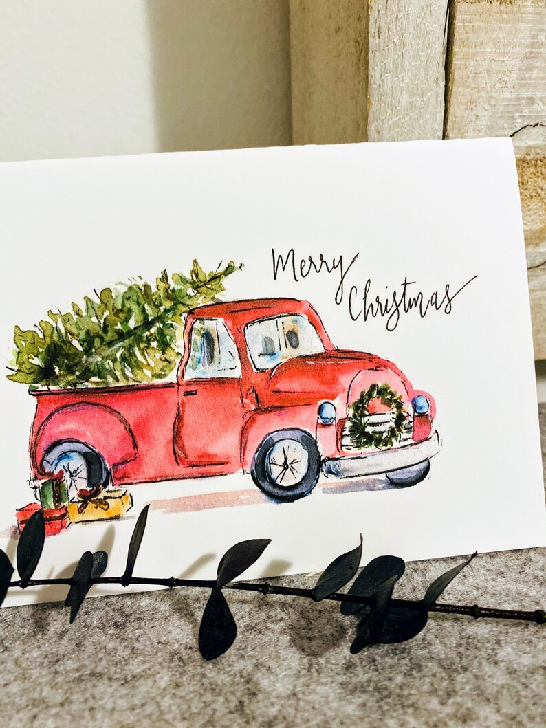 Christmas Watercolor Art Cards