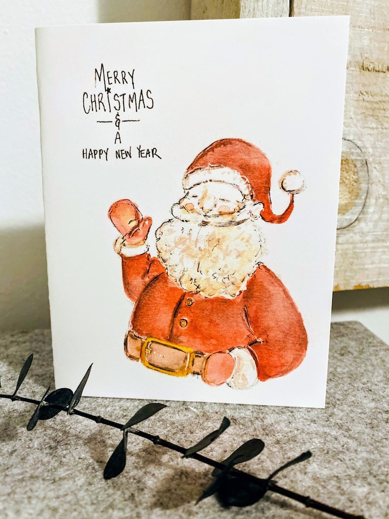 Christmas Watercolor Art Cards