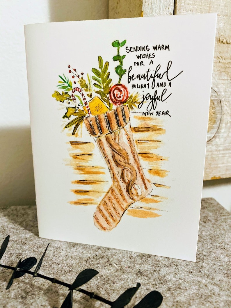 Christmas Watercolor Art Cards