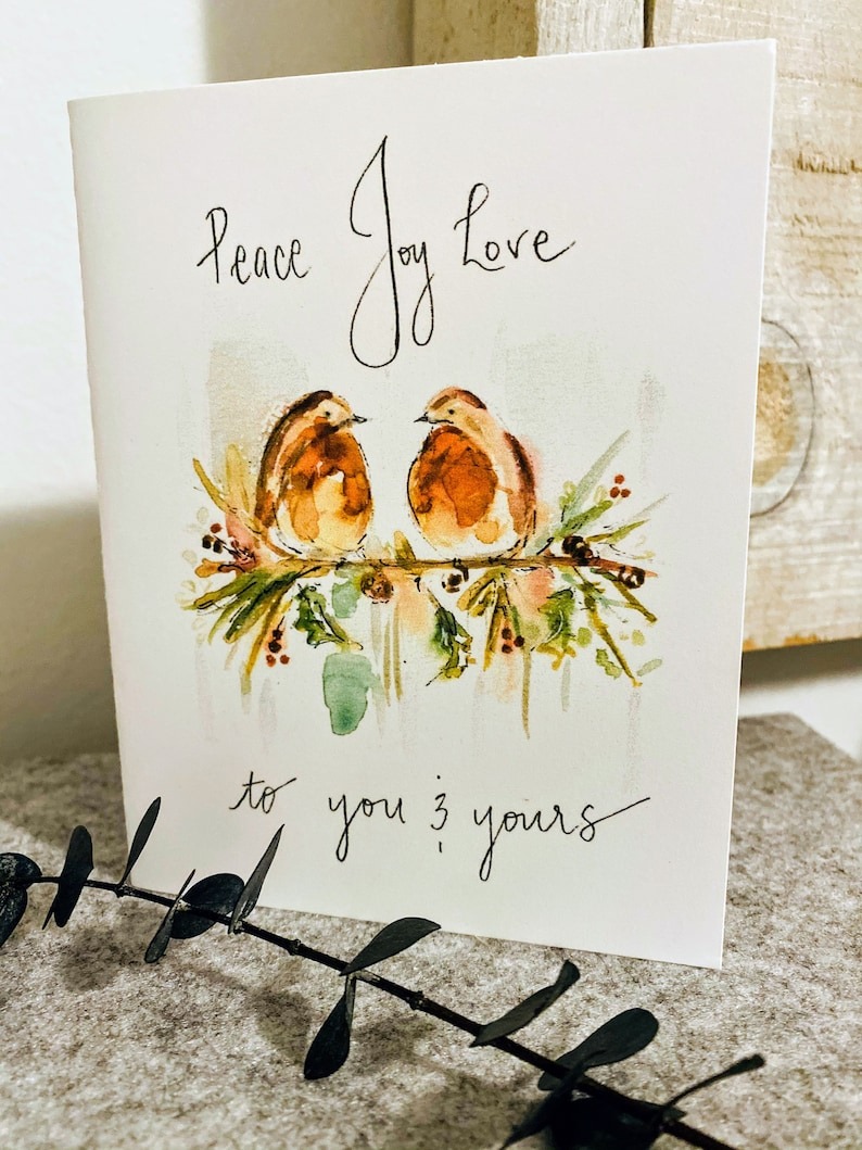 Christmas Watercolor Art Cards