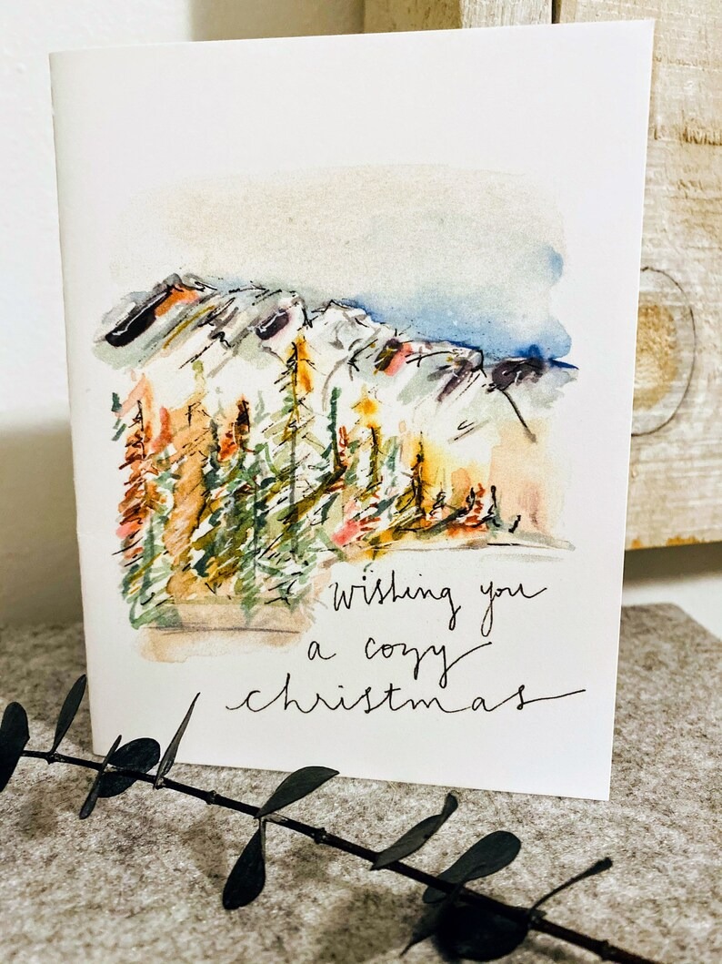 Christmas Watercolor Art Cards