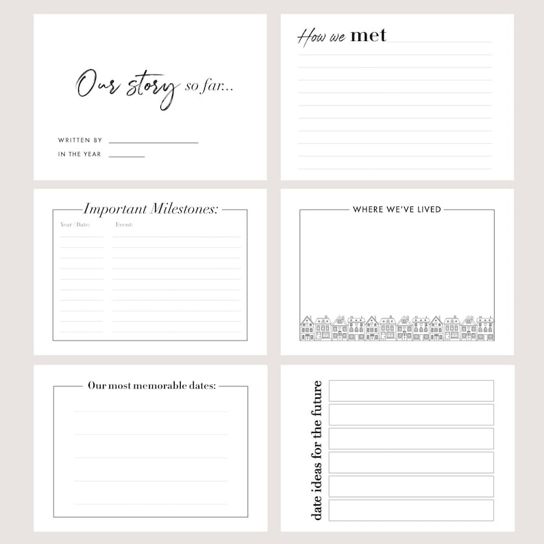 🎁Christmas Gift - 👩🏻‍❤️‍👨🏻Our Story Scrapbook