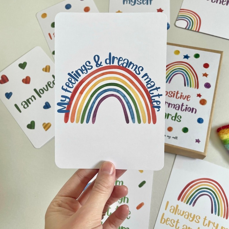 💕Children's Positive Affirmation Cards