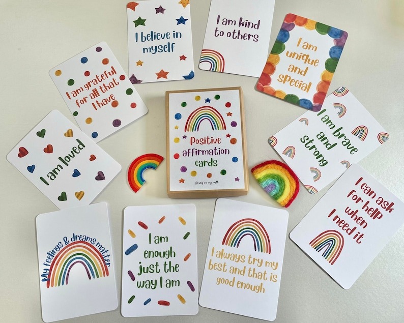 💕Children's Positive Affirmation Cards