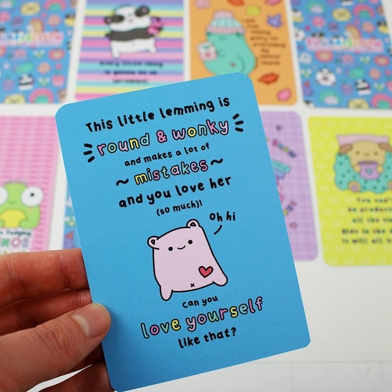 🔥Christmas Gift-🎁Animal Affirmation cards