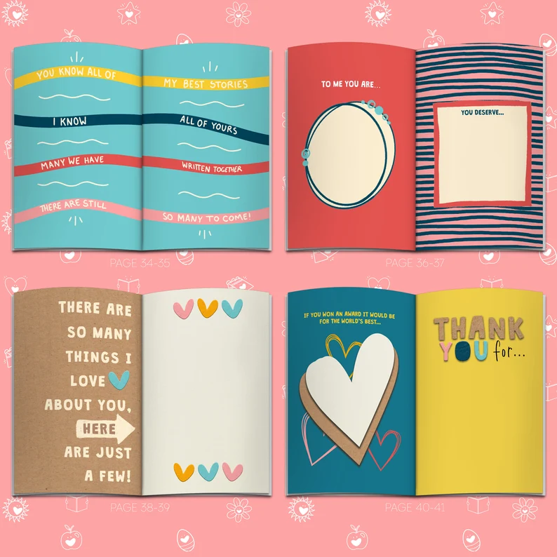 Fill In Your Words Book About Friends