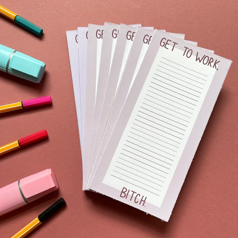Get To Work Notepad Bundle