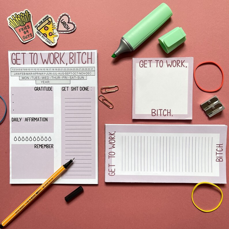 Get To Work Notepad Bundle