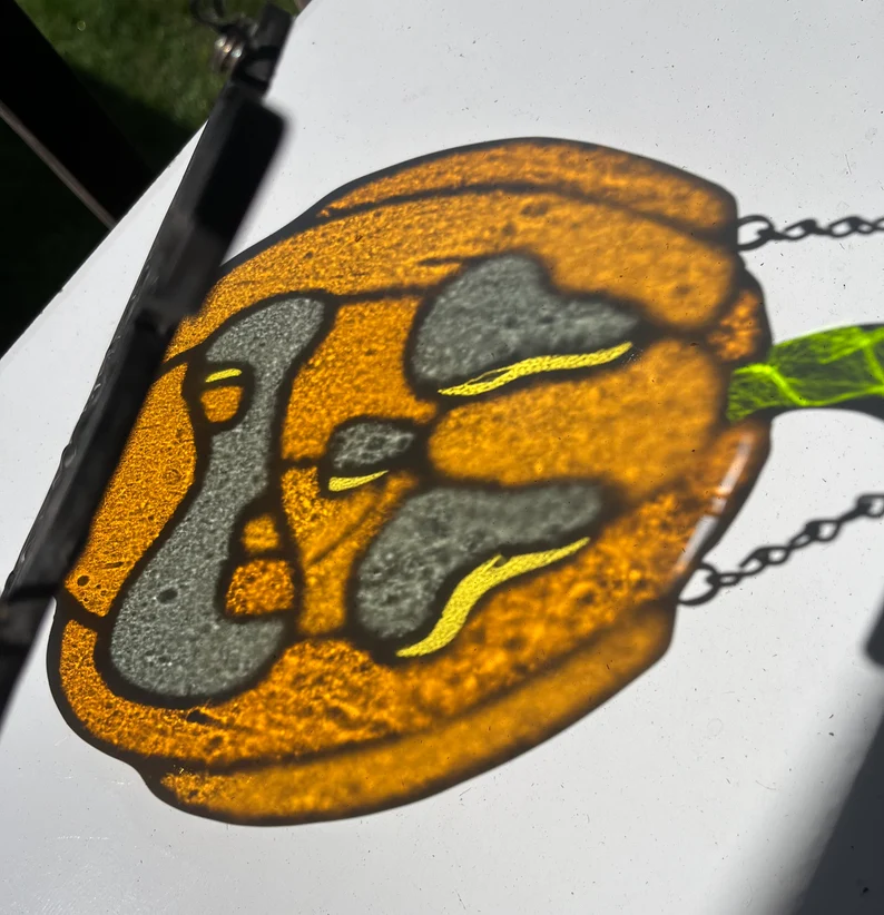 👻Funny Ghost Stained Glass Suncather