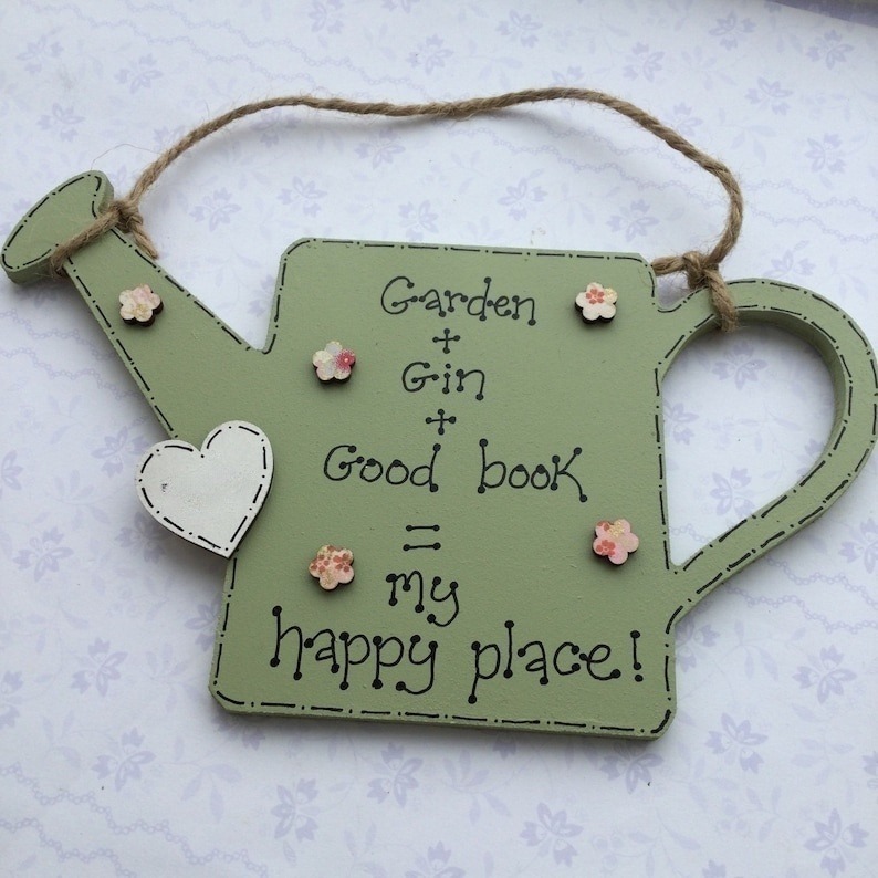 Gardening Quote Plaque