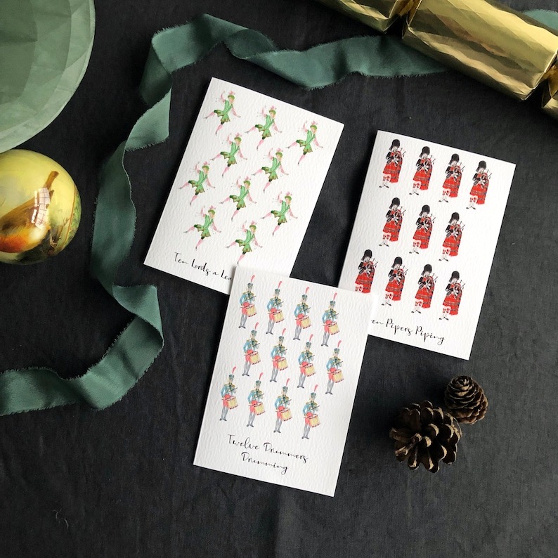 12 Days of Christmas Card（12pcs）