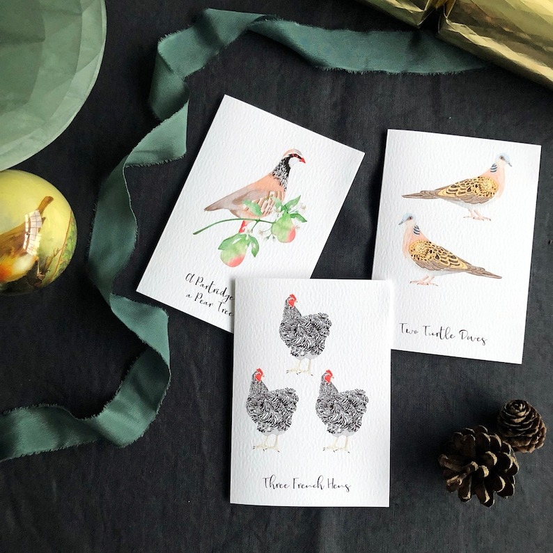 12 Days of Christmas Card（12pcs）