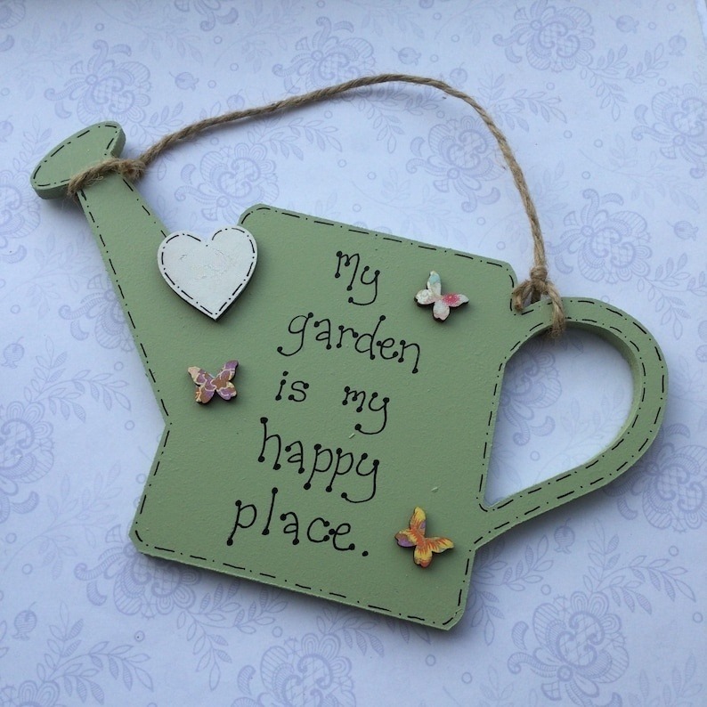Gardening Quote Plaque