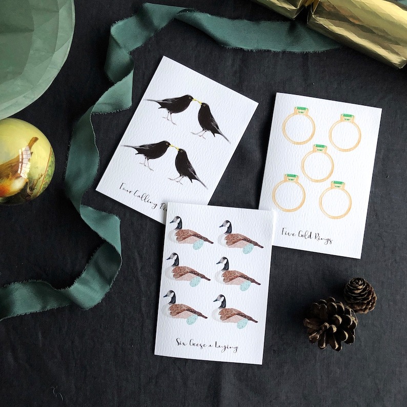 12 Days of Christmas Card（12pcs）