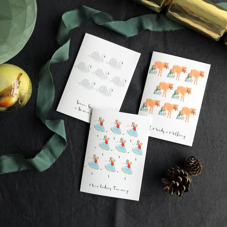 12 Days of Christmas Card（12pcs）