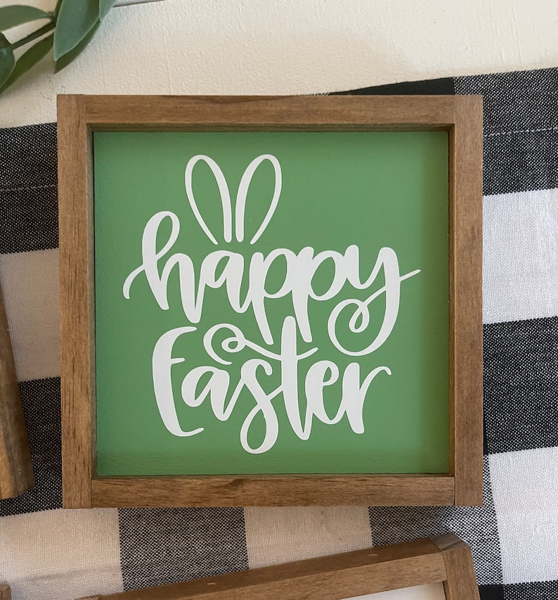 Easter wooden signs 