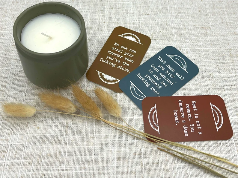 Mini Sweary Affirmation Cards for Badass Legends