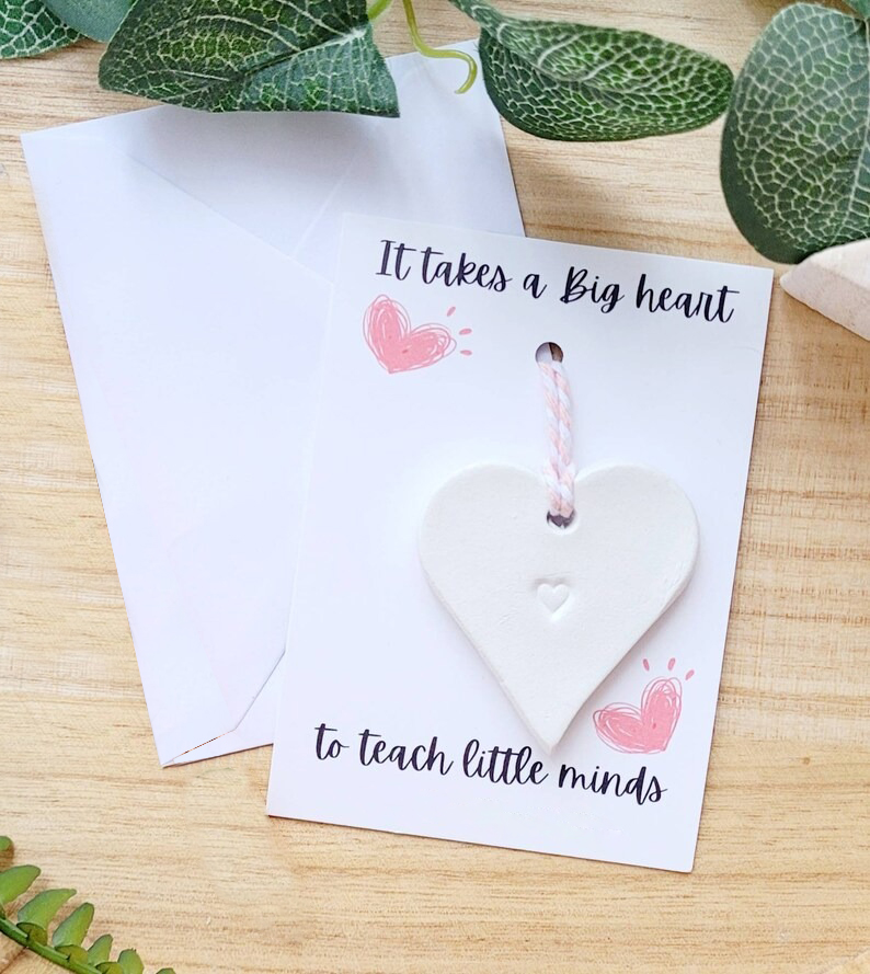 Teaching Is A Work Of Heart Teacher Gift