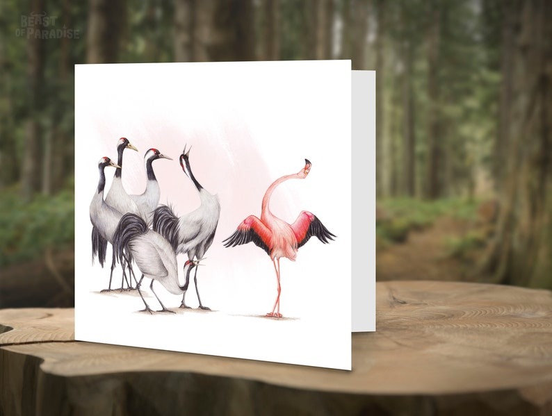 🦌Wildlife Art Christmas Cards（6pcs）