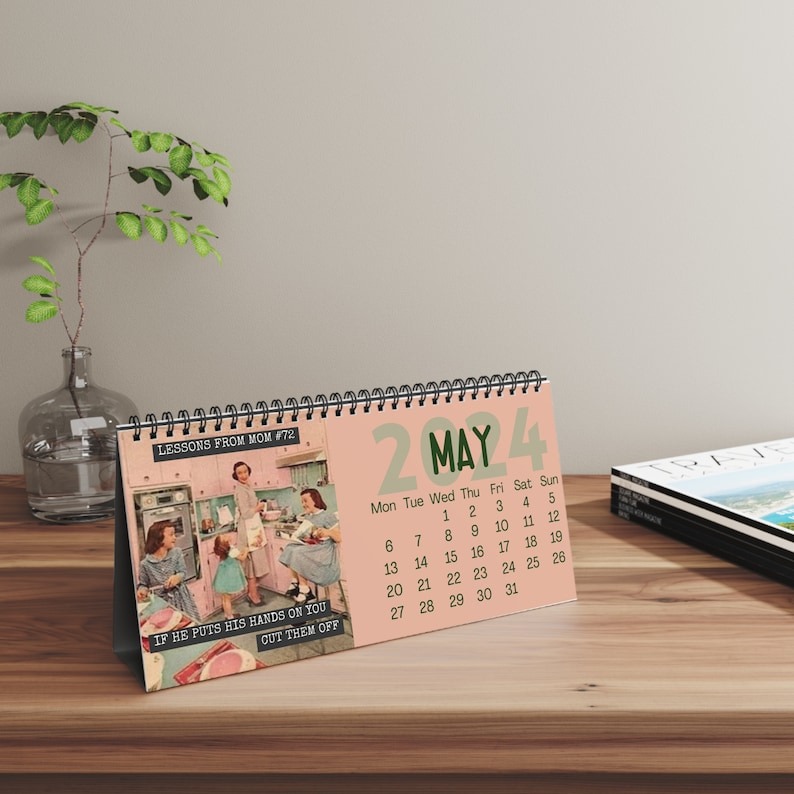 Funny Sassy Vintage Shitty Housewife Calendar