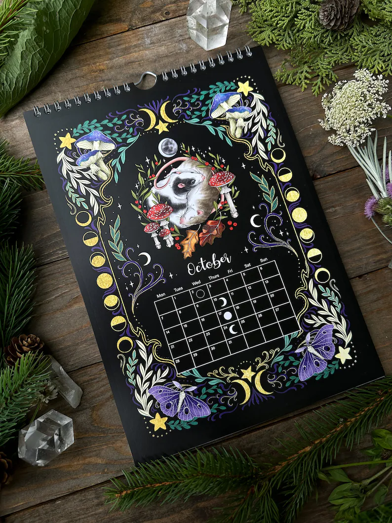 🗓️DARK MOON CALENDAR 2024